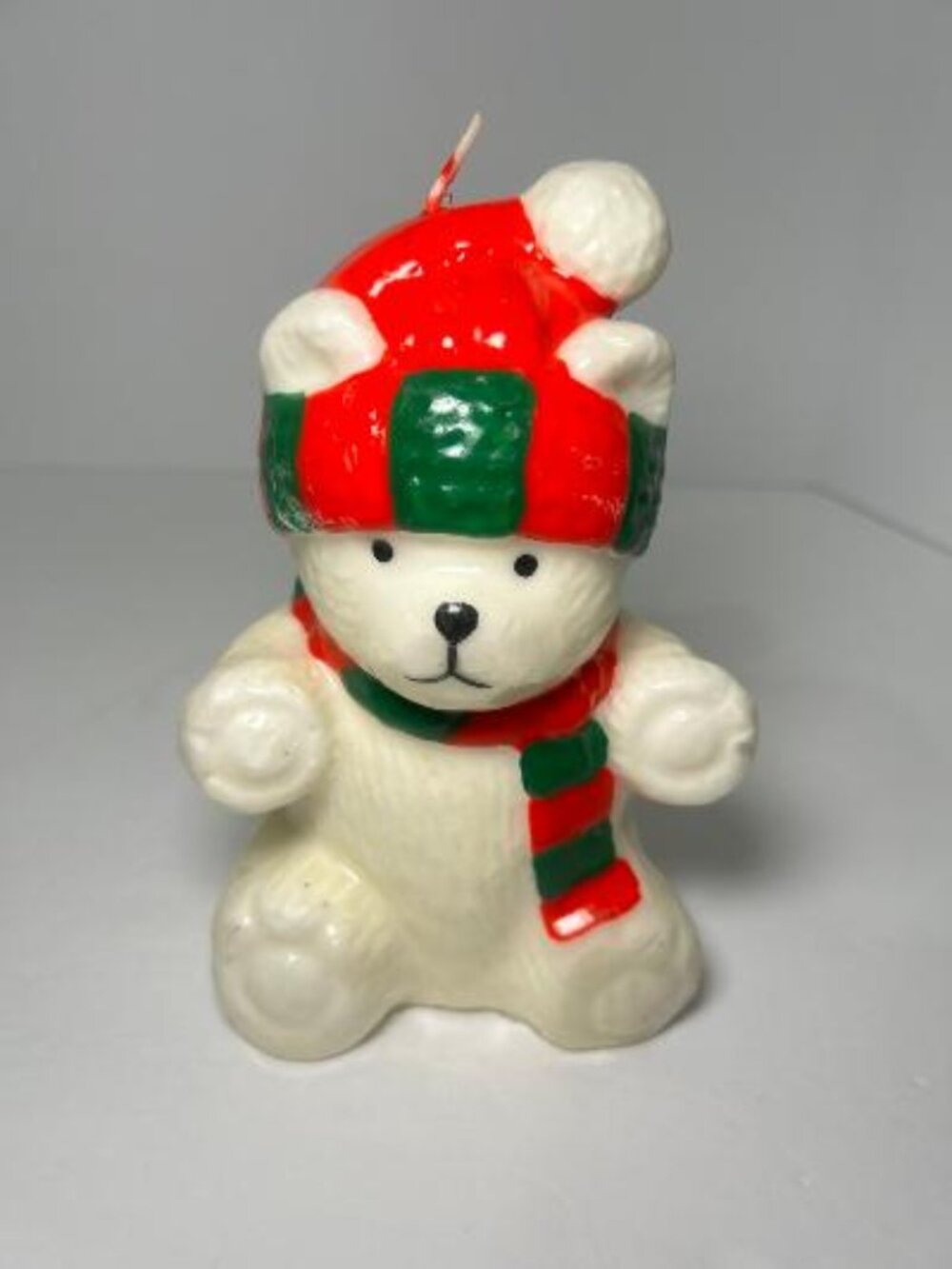 Vintage Christmas/Winter Wax Candle Polar Bear Unlit